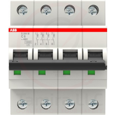 ავტომატური ამომრთველი 4P 6A 2CDS274001R0064