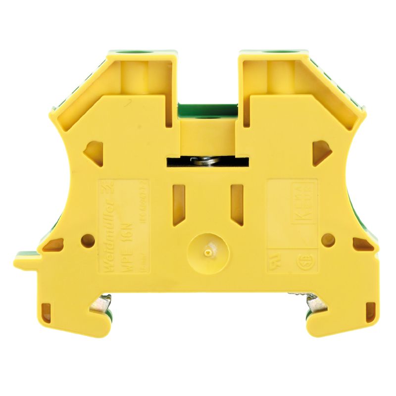 WPE 6 _ PE terminal, Screw connection, Green/yellow, 6 mm², 800 V, Number of connections ( PE) 1010200000