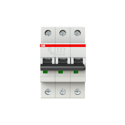 S200 სერიის მინიატურული ავტომატური ამომრთველი, 3 პ, D- 4 ამპ, 6 კა 2CDS253001R0041