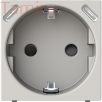 N2288.3 DN Socket outlet w 2xC type USB 2CLA228830N6201